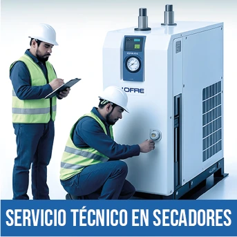 Servicio técnico en secadores industriales para optimización y mantenimiento de procesos productivos