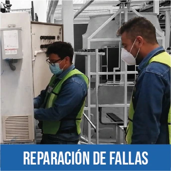 Reparación de fallas en equipos y sistemas de automatización industrial