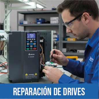 Reparación y mantenimiento de drives y variadores de velocidad industriales