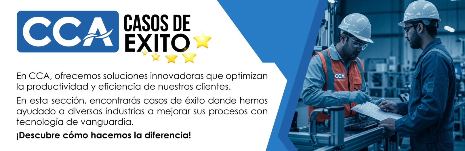 Procesos industriales optimizados y soluciones de automatización SMC y Delta implementadas por CCA.