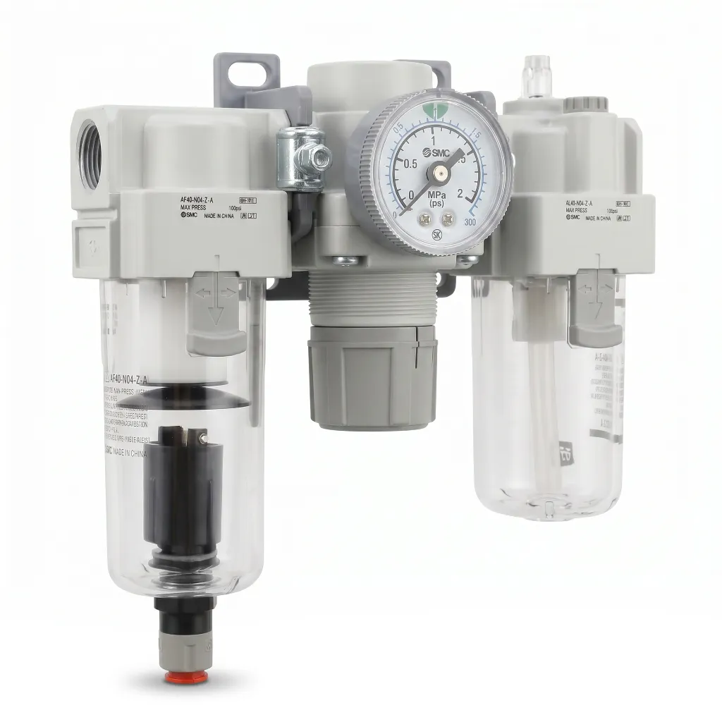 Unidad de Mantenimiento Modular F.R.L. Combo (12) AC40-N04CG-Z-D SMC-2.webp