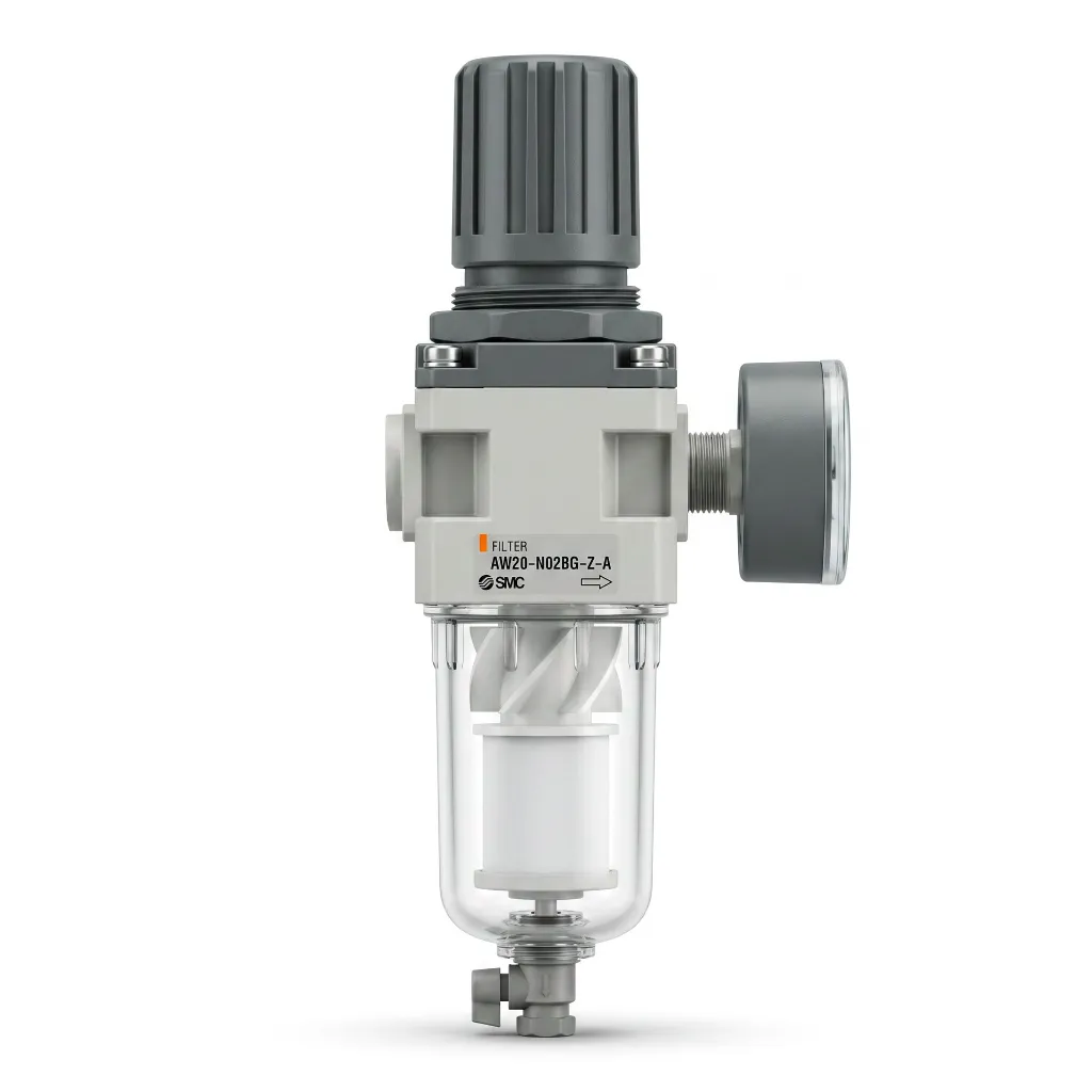 Filtro Regulador c Manometro 14 AW20-N02BG-Z-D SMC-2.webp