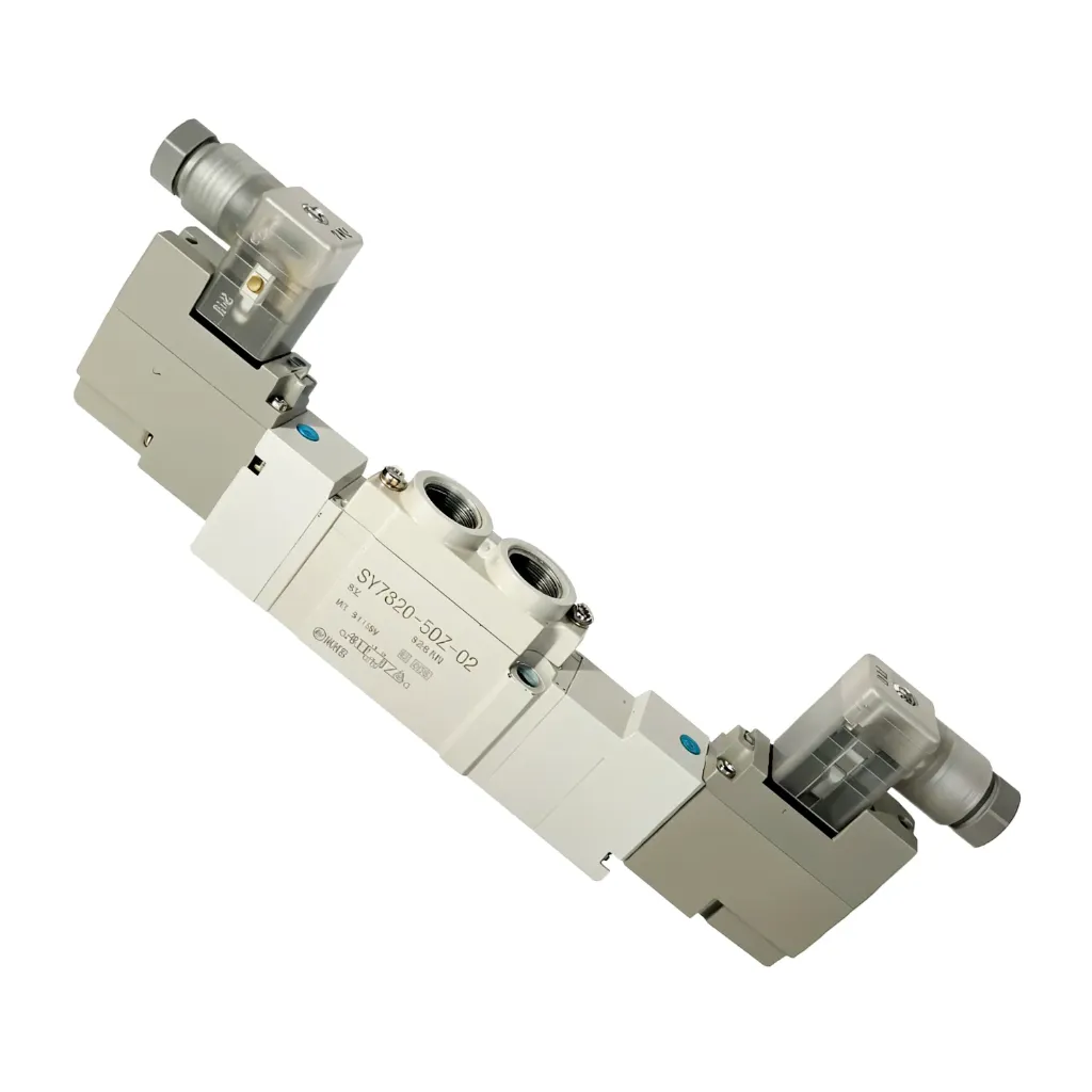 Válvula Solenoide5/3 24VDC 1/4 C.DIN SY7320-5DZ-02 SMC