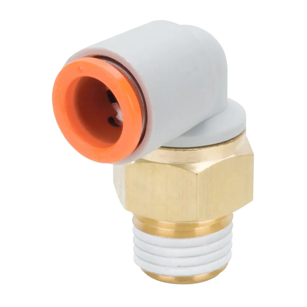 Conexión Neumatica Codo 1/4"-1/4" PT KQ2L07-02AS SMC
