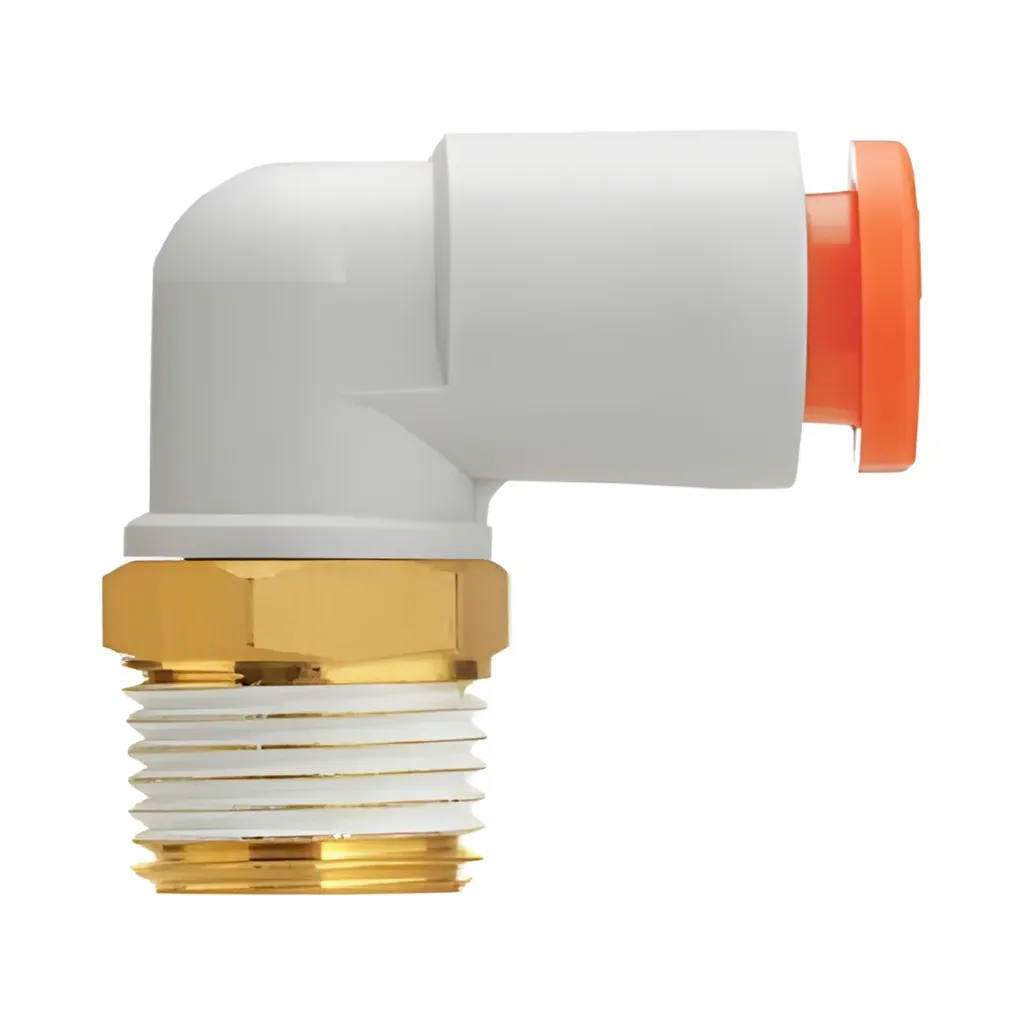 Conexión Neumatica Codo Manguera 1/4" - 1/8" PT KQ2L07-01AS SMC