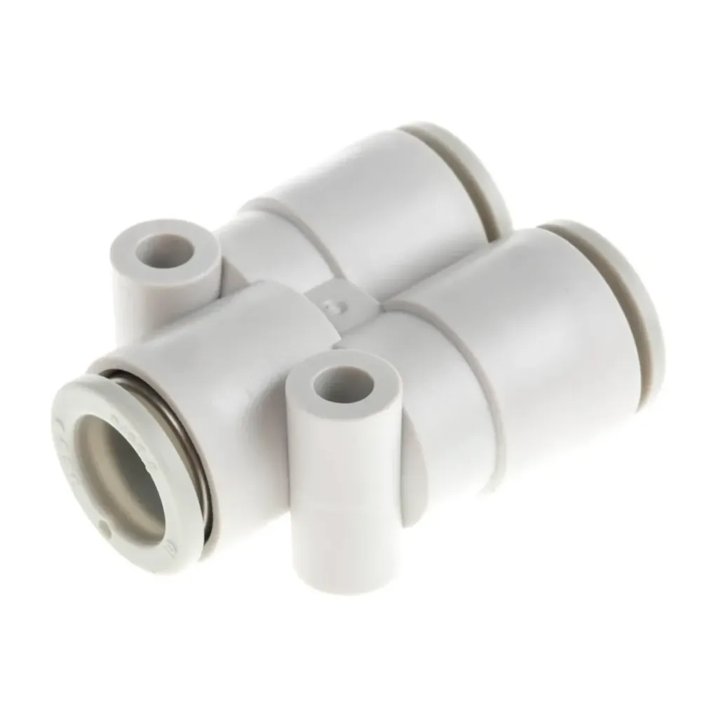 Conexión Neumatica "Y" Manguera 10mm KQ2U10-00A SMC