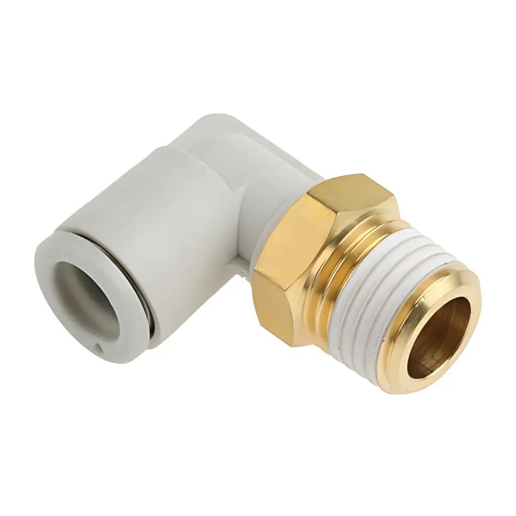 Conexión Neumatica Codo 8mm - RC 1/4" KQ2L08-02AS SMC