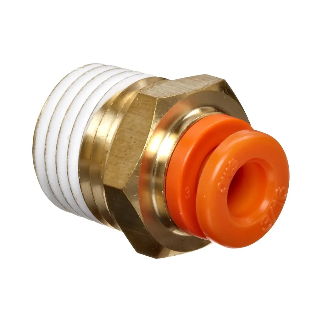 Conexión Neumatica Recta Manguera 1/4" - 1/4" PT KQ2H07-02AS SMC