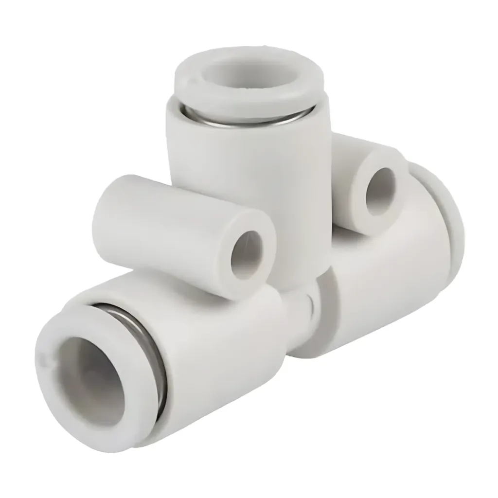 Conexión Neumatica Rapida "T" Manguera 8mm KQ2T08-00A SMC