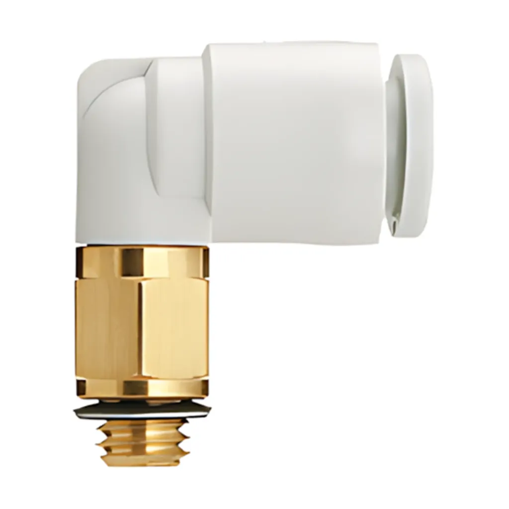 Conexión Neumatica Codo Macho Manguera 6mm Cuerda M5 KQ2L06-M5A SMC