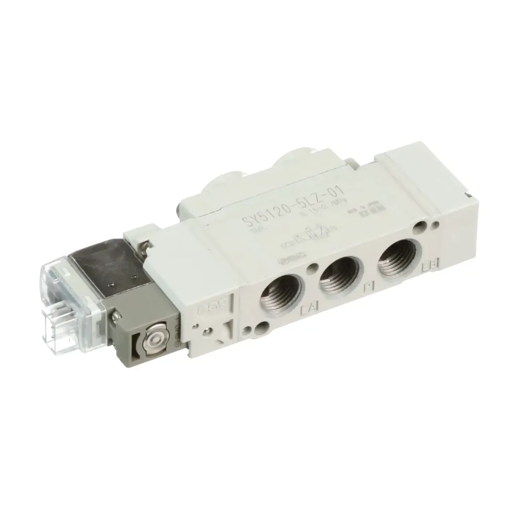 Válvula Solenoide de 5 Puertos 24V-1/8 C.L SY5120-5LZ-01 SMC