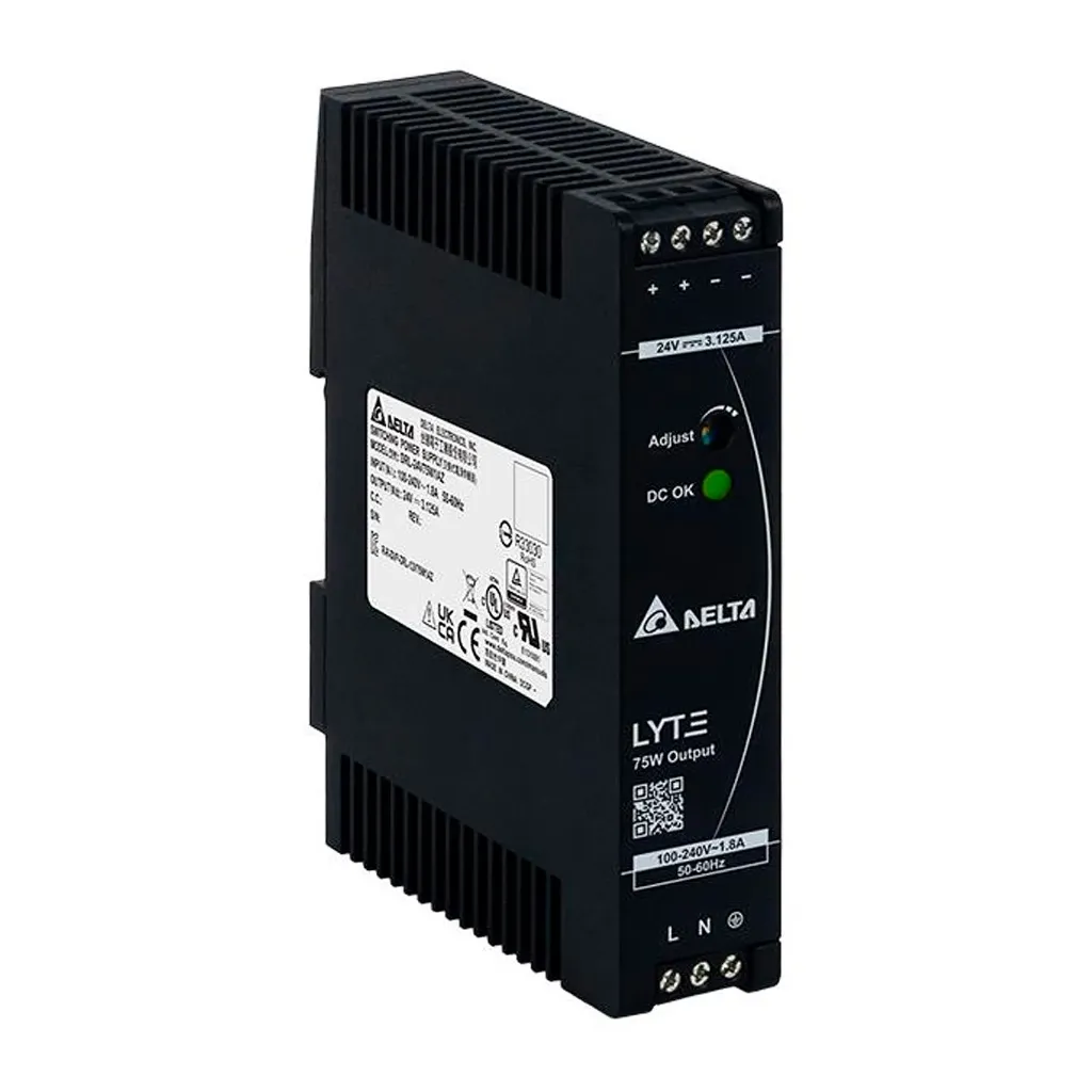 Fuente de Alimentación 24VCD, 3A DRL-24V75W1AZ Delta