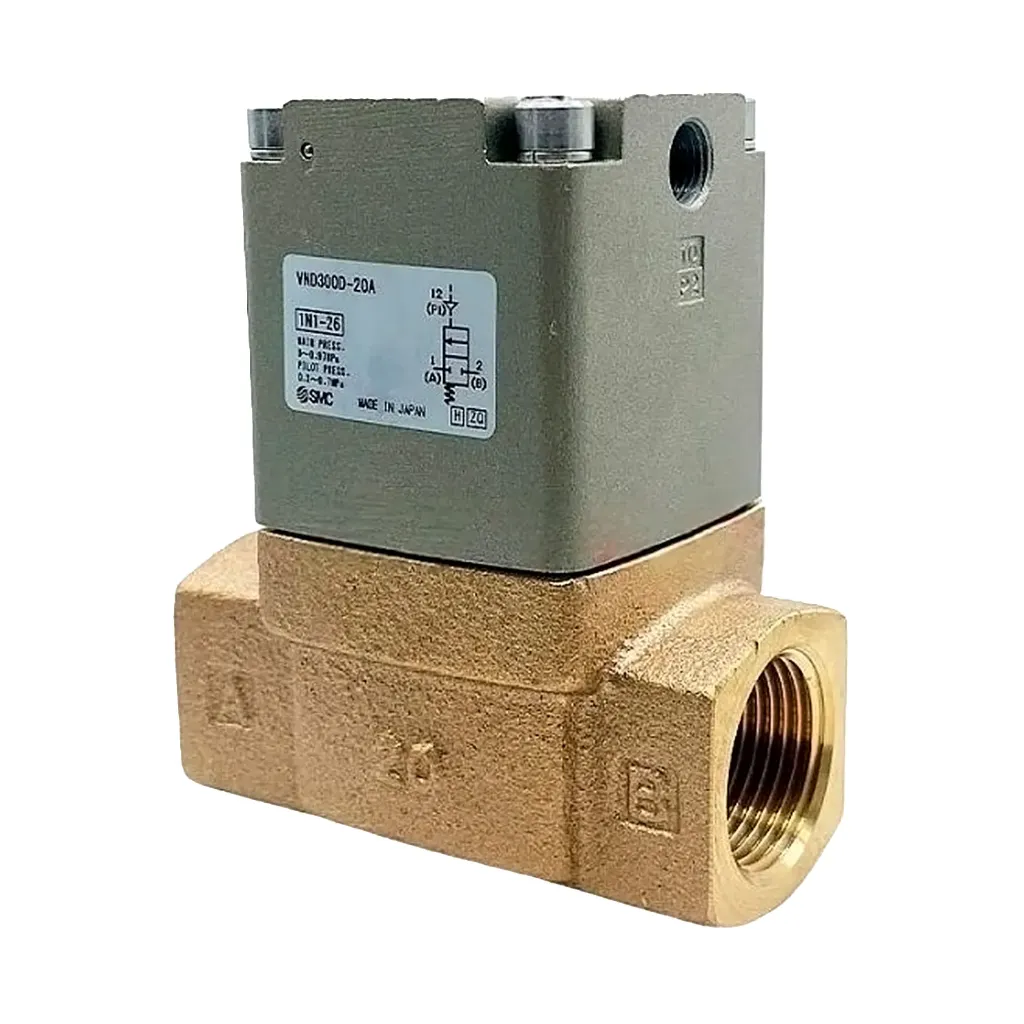 Válvula de Proceso 2 Vías para Vapor VND300D-20A SMC