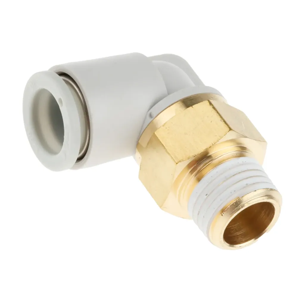 Conexión Neumatica Codo Manguera 12mm - 1/4" PT KQ2L12-02AS SMC
