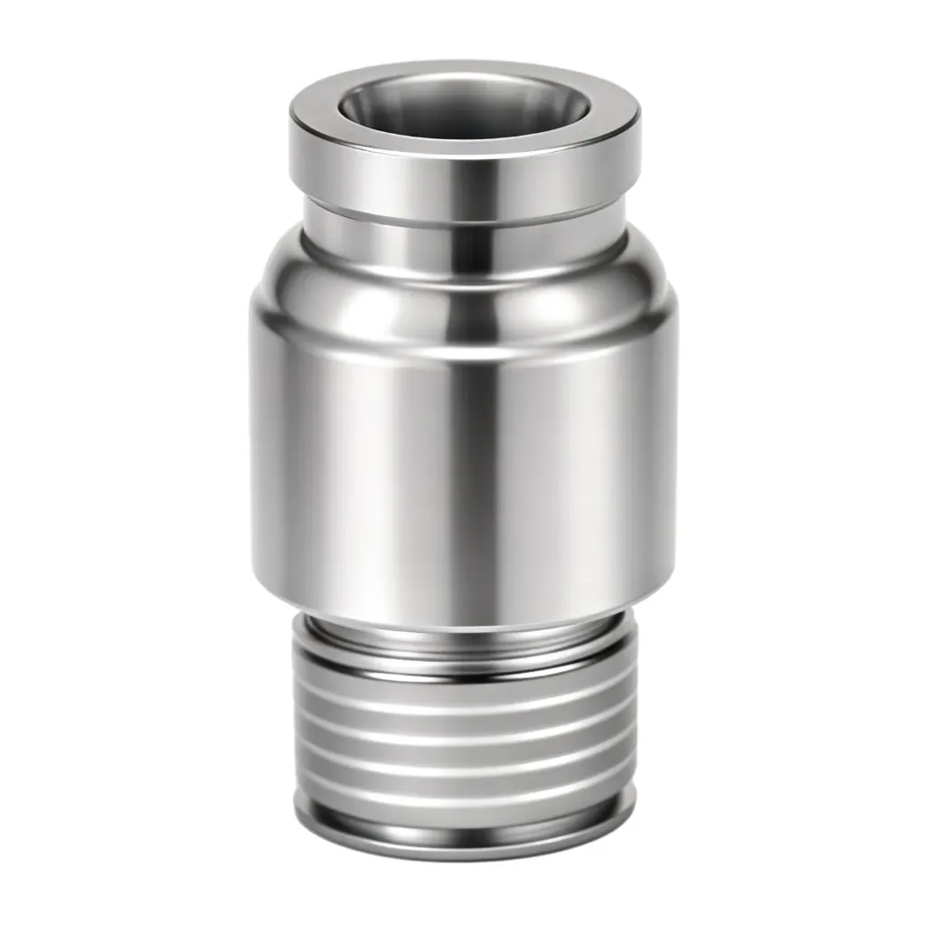 [KQB2S10-02S] CONEXIÓN METALICA RECTA 10MM X 1/4"