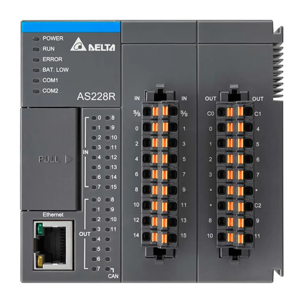 [AS228R-A] Controlador PLC 16I/12O Ethernet AS228R-A Delta
