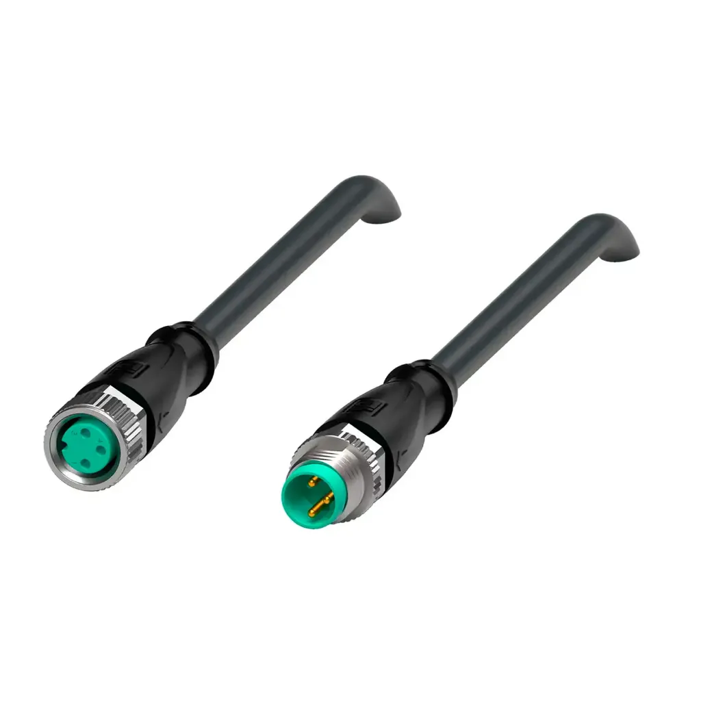 Cable de Conexión Hembra M8 Recto 3 Pin 2mts V3-GM-BK2M-PUR-U-V3-GM Pepperl+Fuchs