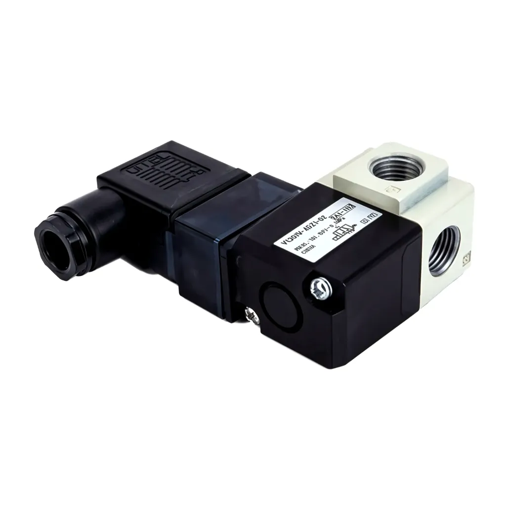 [VT307-3D1-02] Válvula Solenoide 3 Puertos 110VAC 1/4" VT307-3D1-02 SMC