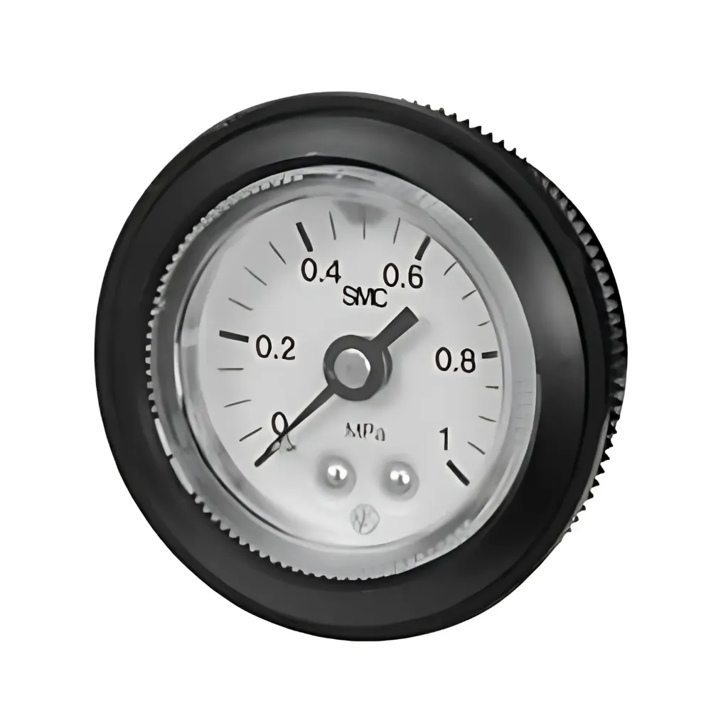 Manometro 60 PSI- 0.4MPa. 1/4" P/Reguladores AR SMC