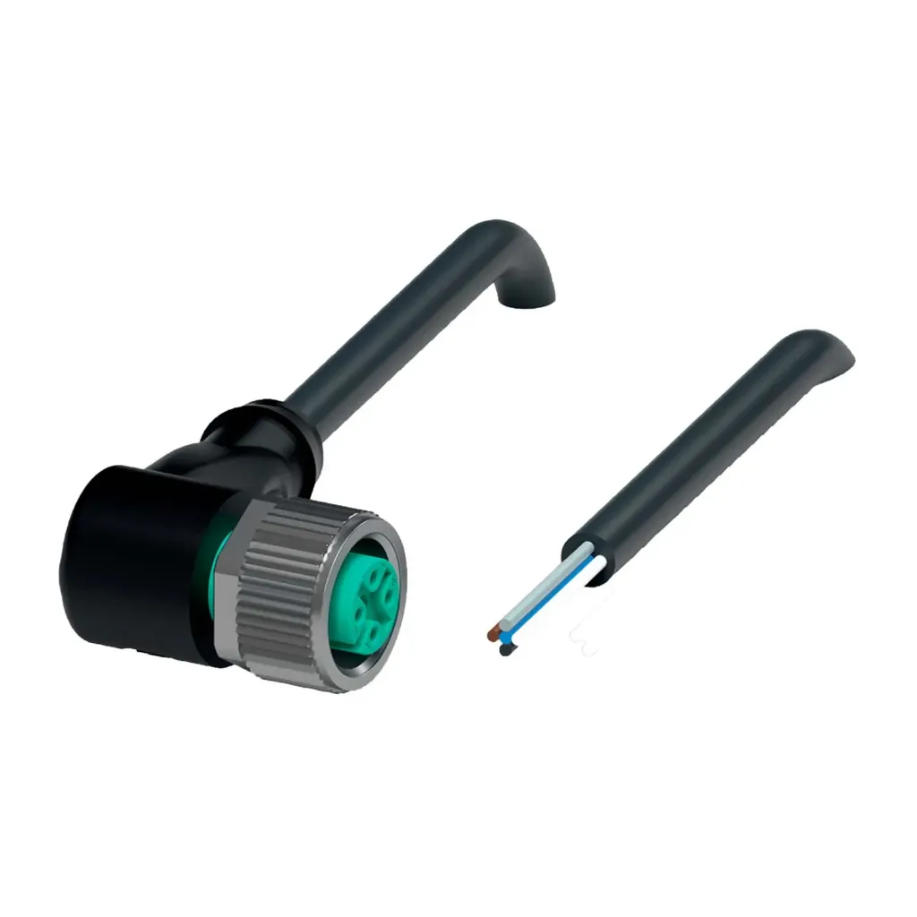 Conector Hembra 4 Pines V1-W-BK10M-PUR-U Pepperl+Fuchs