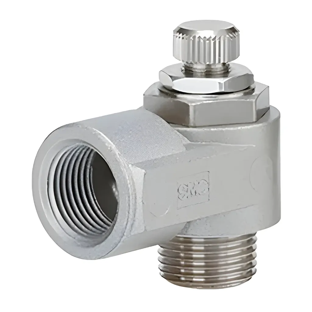 Regulador de Flujo Metálico 1/2" AS4200-04-S SMC