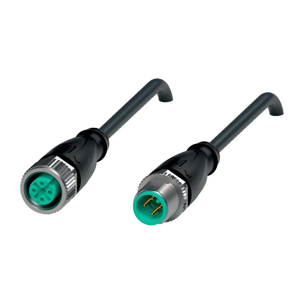 Cable de Conexión 5m Conex. Hembra y Macho M12 V1-G-BK5M-PVC-U-V1-G Pepperl+Fuchs