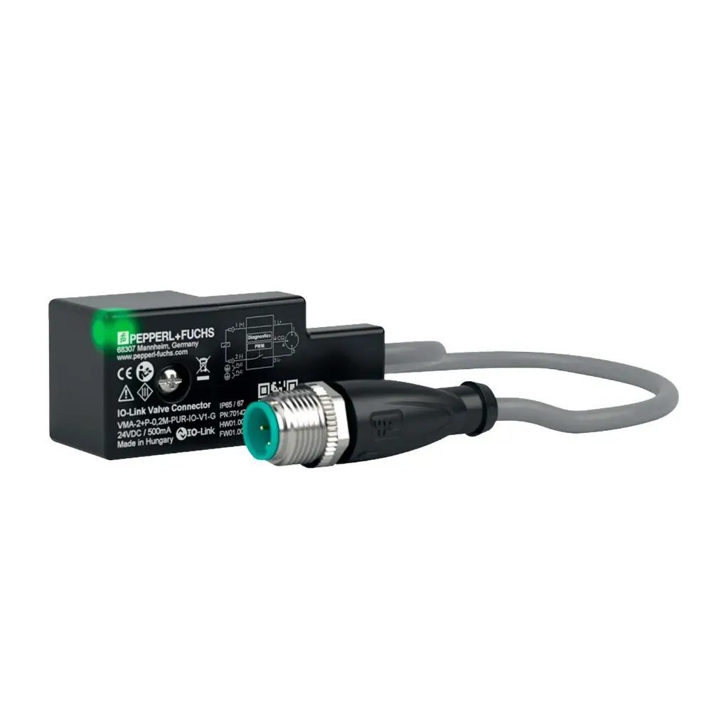 [VMA-2+P-0,2M-PUR-IO-V1-G] Conector Válvula IO-Link VMA-2+P-0,2M-PUR-IO-V1-G Pepperl+Fuchs