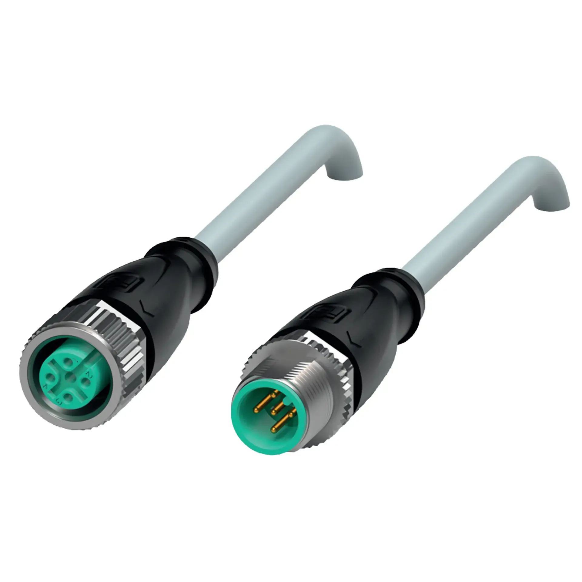Cable de Conexión Industrial de Alta Potencia M12 (L-Code, 2 metros) V15L-G-2M-PUR-U-V15L-G Pepperl+Fuchs