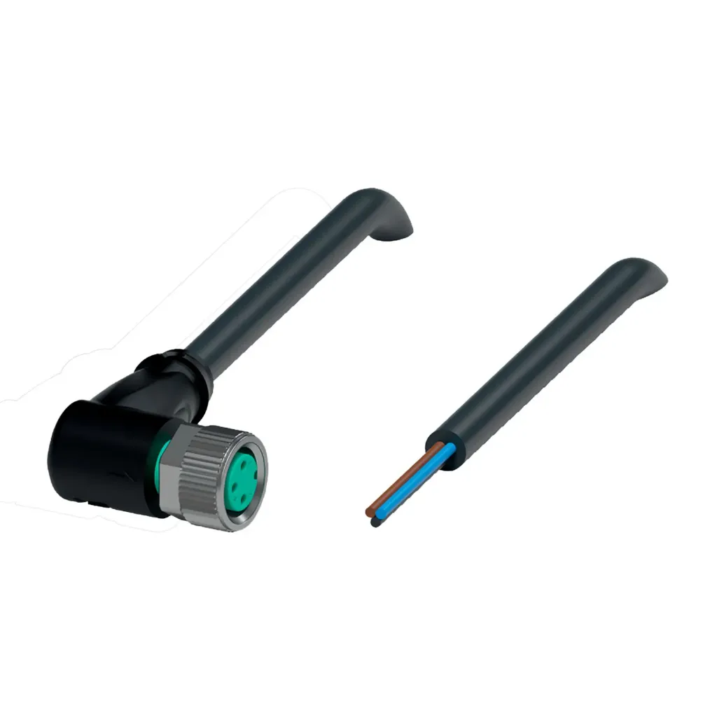 Cable Conector Hembra M8 3 Pines 10mts V3-WM-BK10M-PUR-U Pepperl+Fuchs