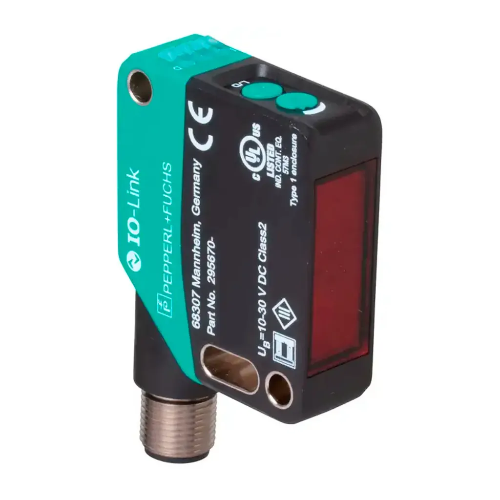 Sensor de triangulación (BGS) Rango 650mm OBT650-R200-2EP-IO-V1 Pepperl+Fuchs