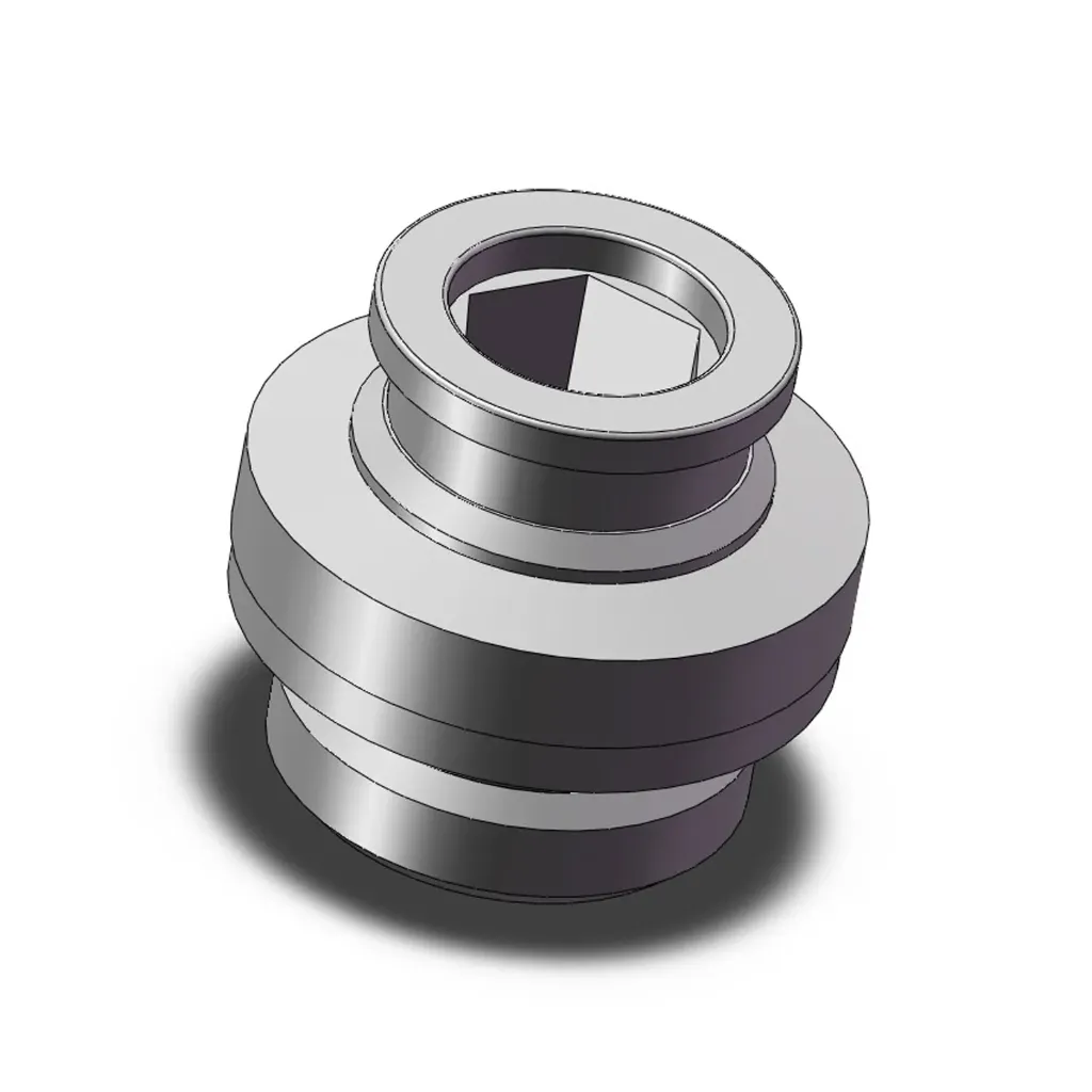 Conector Macho Metálico Hexagonal 12mm x 1/2" KQB2S12-G04 SMC