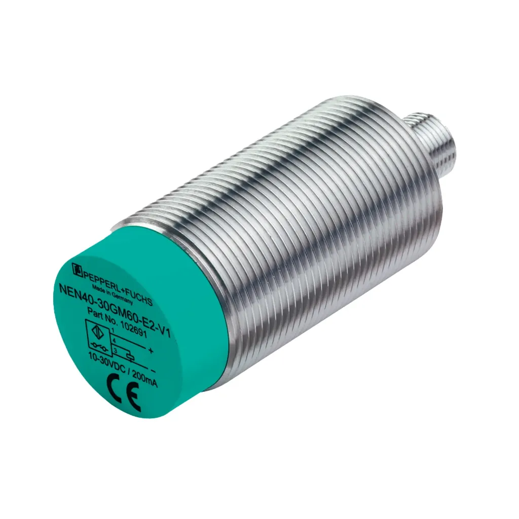 Sensor Inductivo con Rango de Detección Extendido (40 mm) NEN40-30GM60-E2-V1 Pepperl+Fuchs